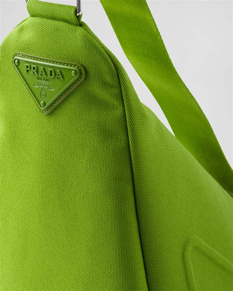 canvas prada triangle bag